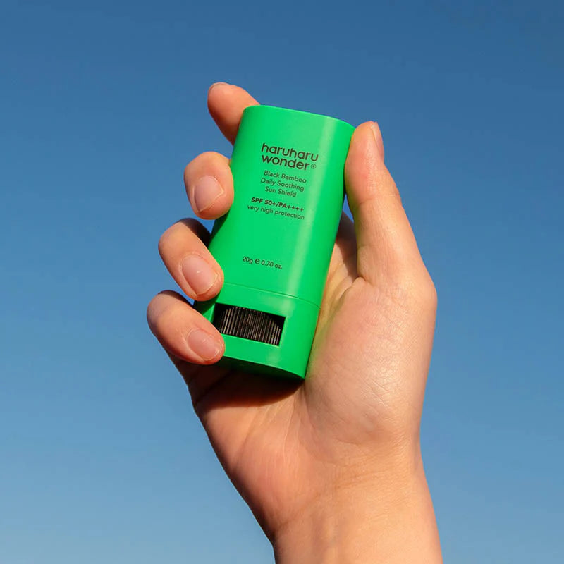 Haruharu wonder Black Bamboo Daily Soothing Sun Shield SPF50+ PA++++ — imagem 4
