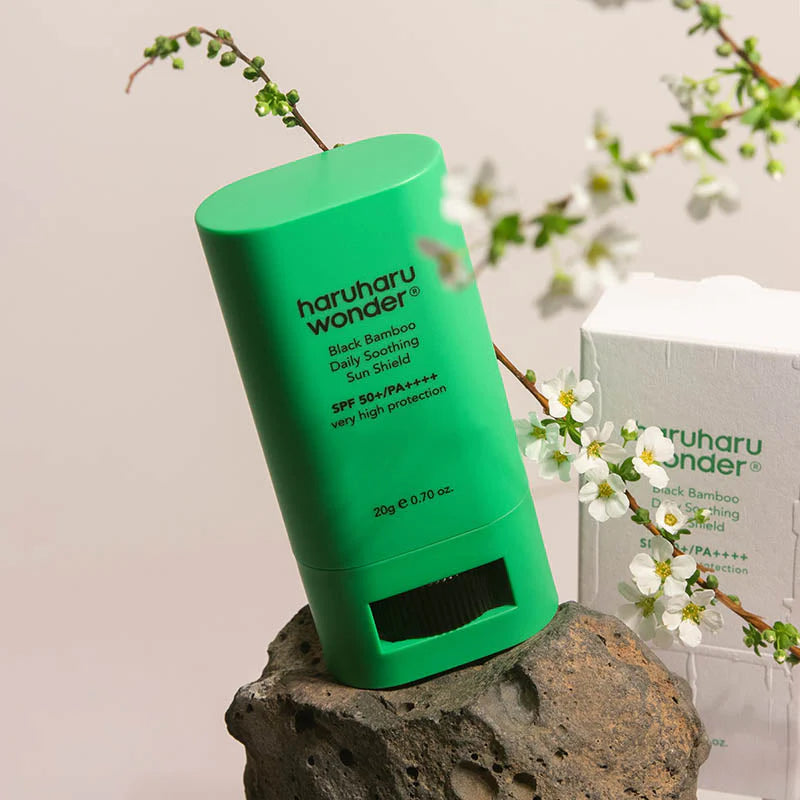 Haruharu wonder Black Bamboo Daily Soothing Sun Shield SPF50+ PA++++ — imagem 6