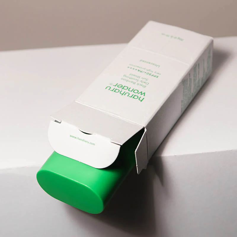 Haruharu wonder Black Bamboo Daily Soothing Sun Shield SPF50+ PA++++ — imagem 8