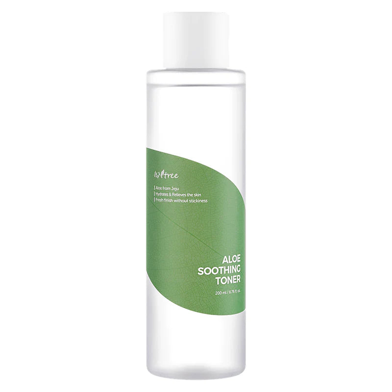ISNTREE Aloé Soothing Toner — Tónico Calmante com Aloe de Jeju 80%