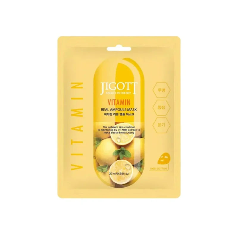 Jigott - Máscara Facial Real Vitamin: Máscara Iluminadora e Revitalizante