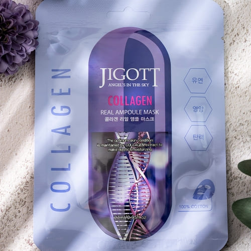 Jigott - Máscara Facial Colagénio: Firmeza e Hidratação Profunda