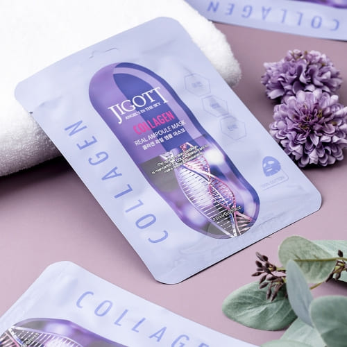 Jigott - Máscara Facial Colagénio: Firmeza e Hidratação Profunda