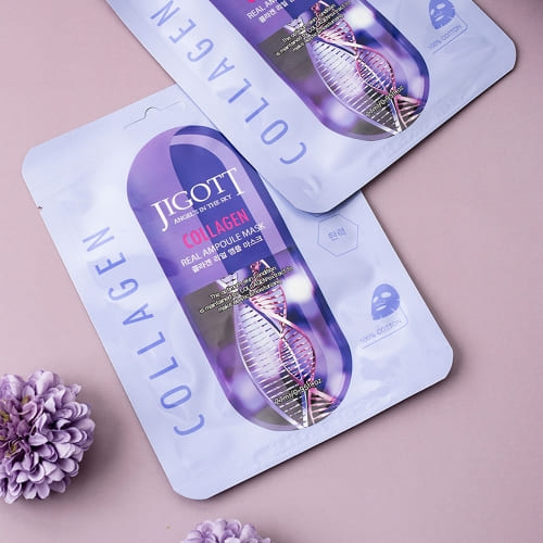 Jigott - Máscara Facial Colagénio: Firmeza e Hidratação Profunda