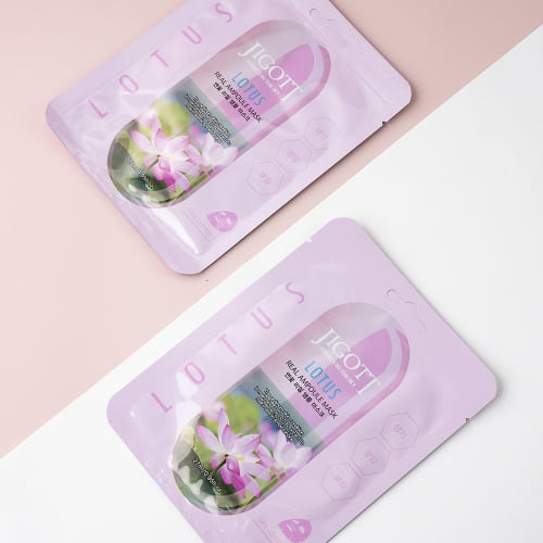 Jigott - Máscara Facial Lotus: Máscara Facial Calmante e Hidratante