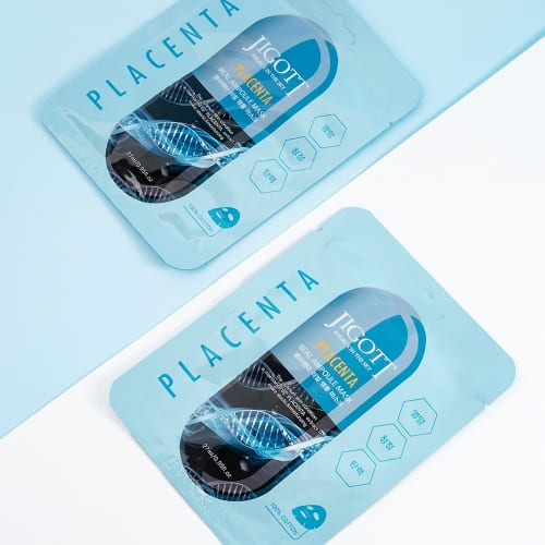Jigott - Máscara Facial Placenta: Nutrição e Firmeza Anti-Idade