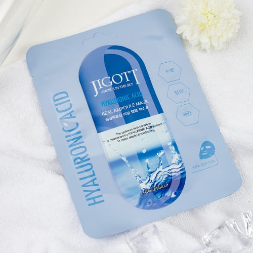 Jigott - Máscara Facial Ácido Hialurónico: Hidratação Profunda