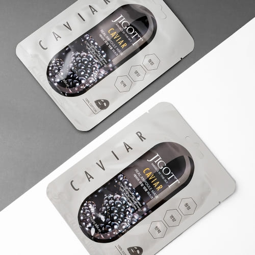 Jigott - Máscara Facial Caviar: Nutrição Profunda e Anti-Rugas