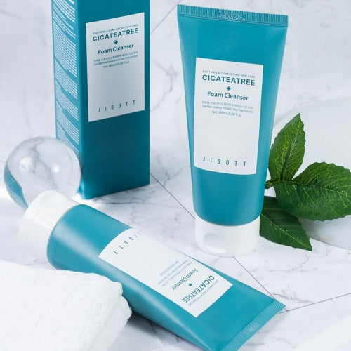 Jigott - Cica Tea Tree Foam Cleanser: Limpeza de Poros Calmante — imagem 5