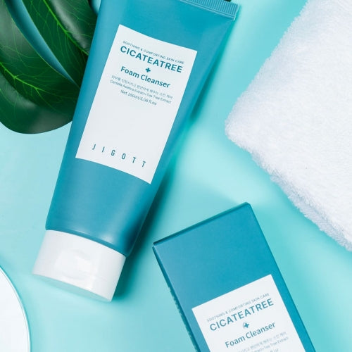 Jigott - Cica Tea Tree Foam Cleanser: Limpeza de Poros Calmante — imagem 2