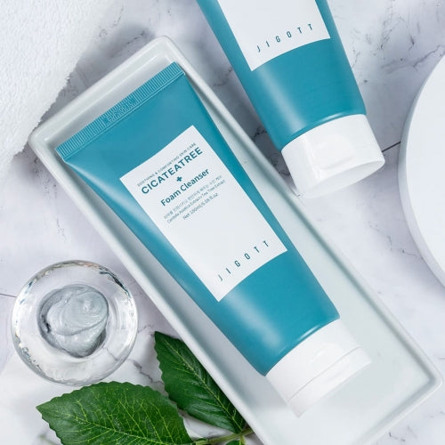 Jigott - Cica Tea Tree Foam Cleanser: Limpeza de Poros Calmante — imagem 4