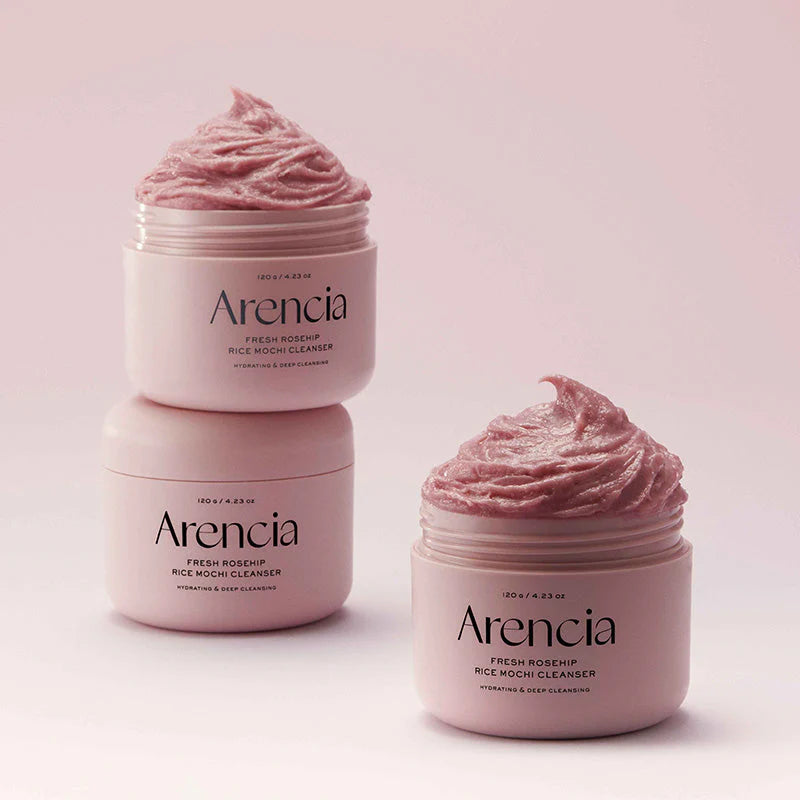 Arencia Fresh Rosehip Rice Mochi Cleanser — Limpeza Suave e Luminosidade — imagem 3