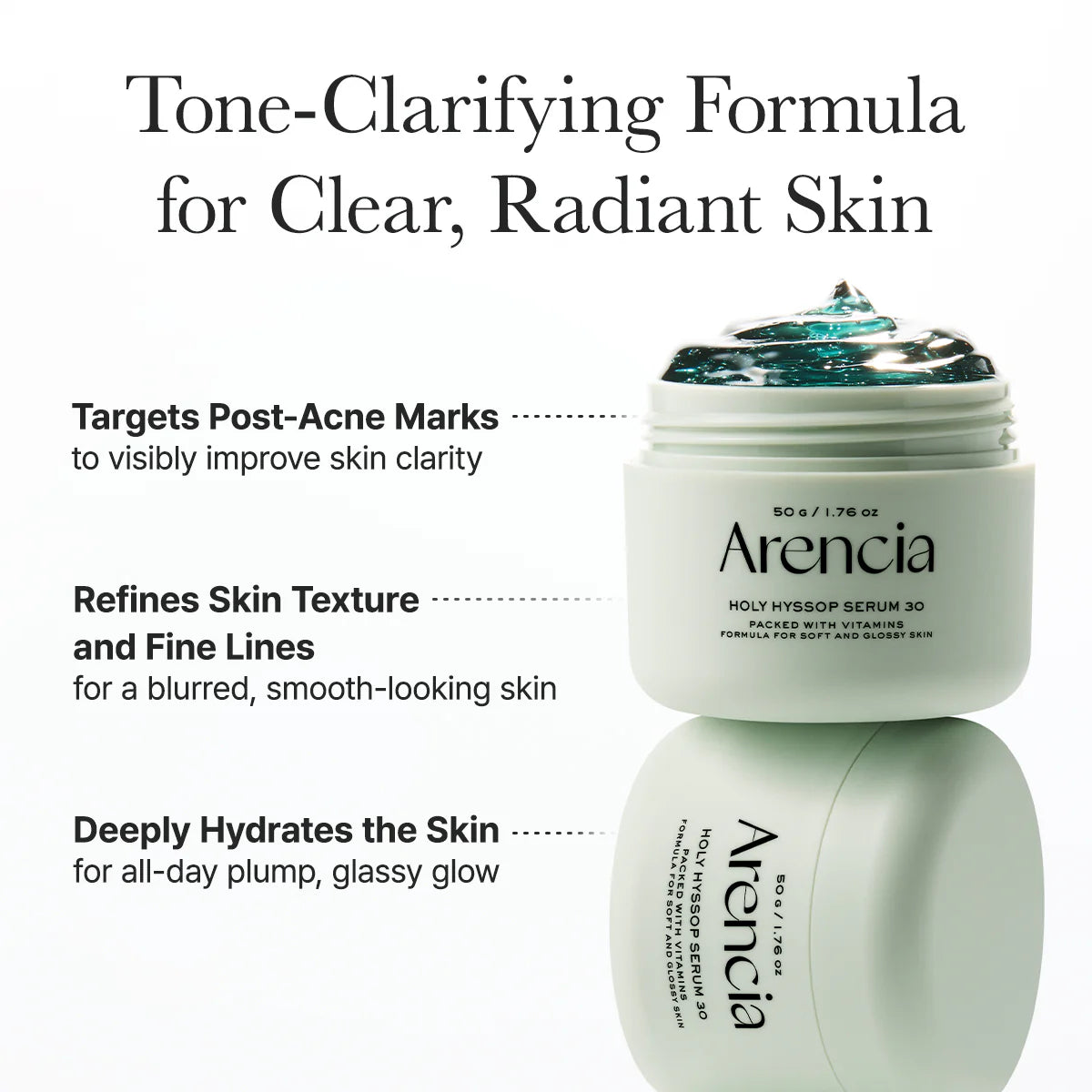 Arencia Holy Hyssop Serum 30 — Brilho, Anti-Manchas e Luminosidade — imagem 5