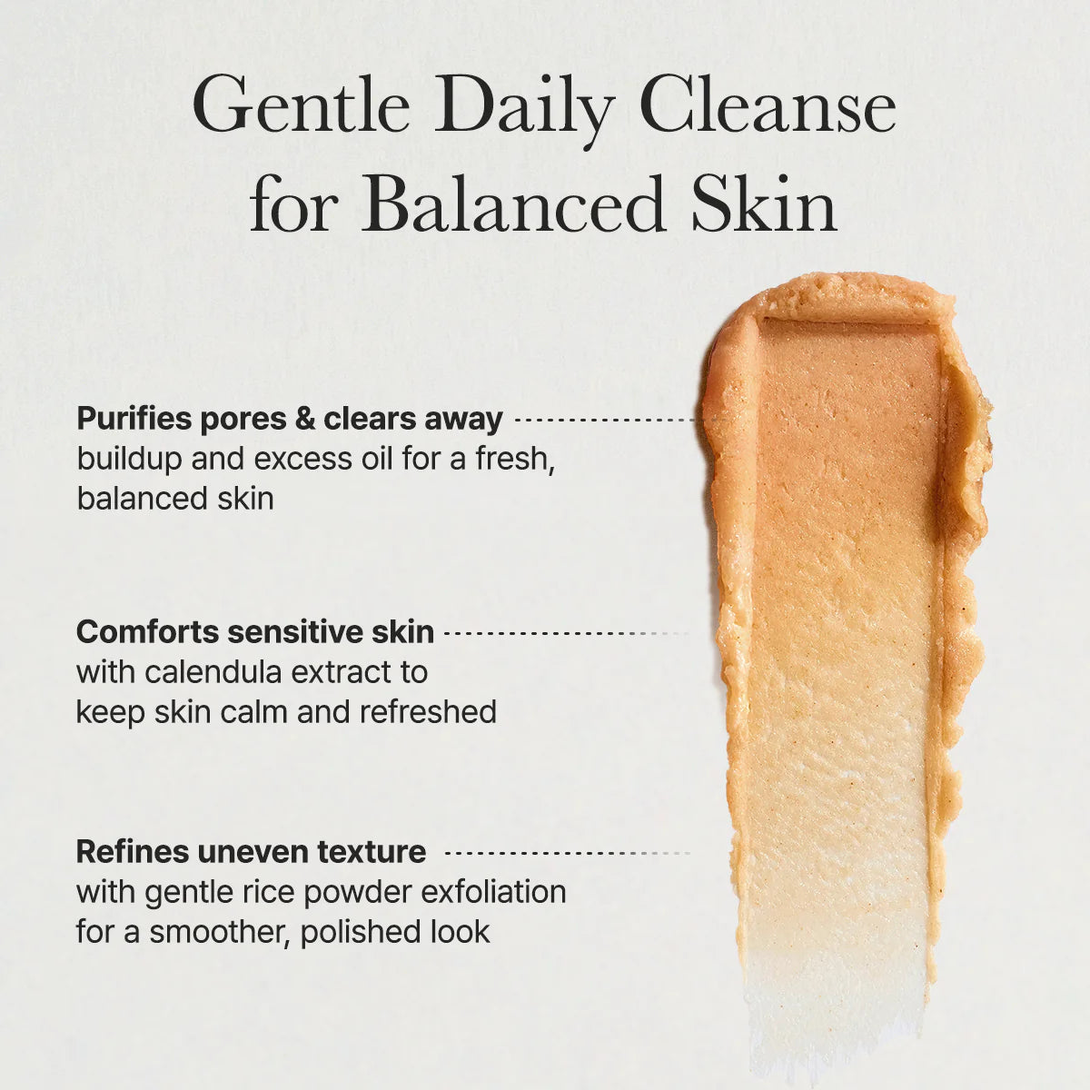 Arencia Calendula Rice Mochi Cleanser — Gel de Limpeza K-Beauty — imagem 4