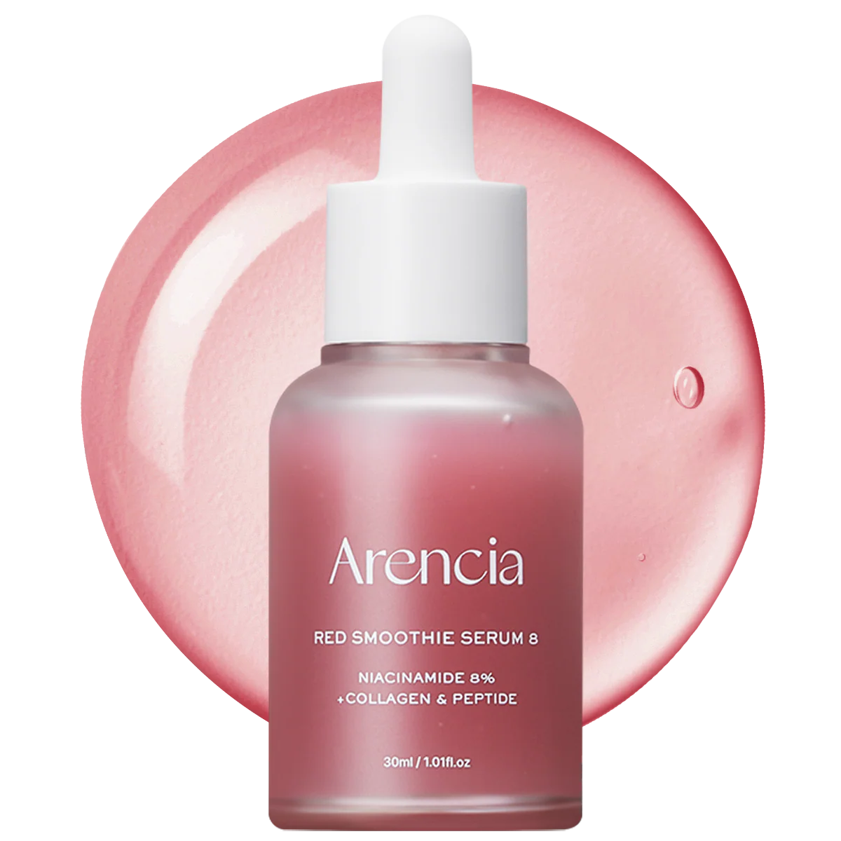 Arencia Fresh Red Smoothie Serum 8 — Sérum Anti-Idade com Niacinamida e Colagénio