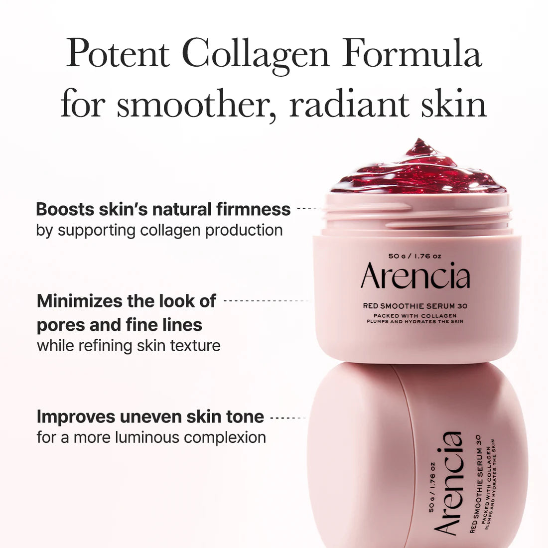 Arencia Fresh Red Smoothie Serum 30 — Sérum Anti-Idade com Colagénio — imagem 6