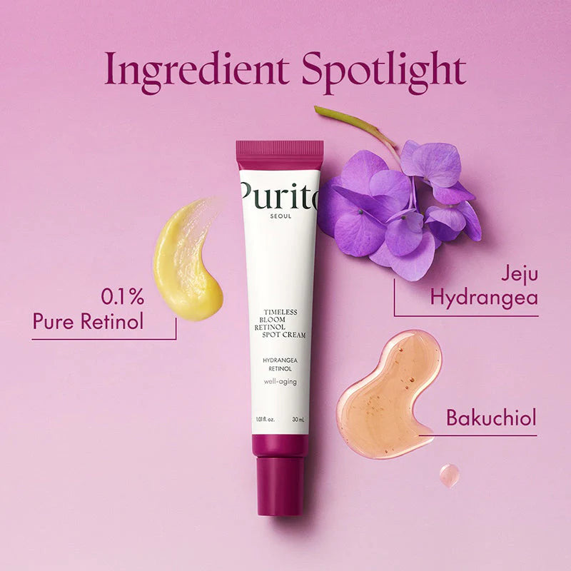 Purito Seoul Timeless Bloom Retinol Spot Cream | Anti-Rugas — imagem 4