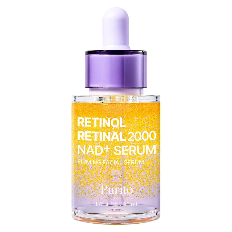 Purito Seoul Retinol Retinal 2000 NAD+ Serum, sérum bifásico de retinol e retinal, 30ml