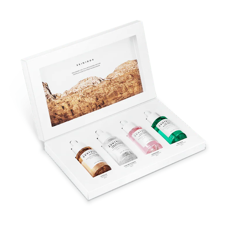 SKIN1004 Madagascar Centella Ampoule Kit — 4 Ampolas Multifunção