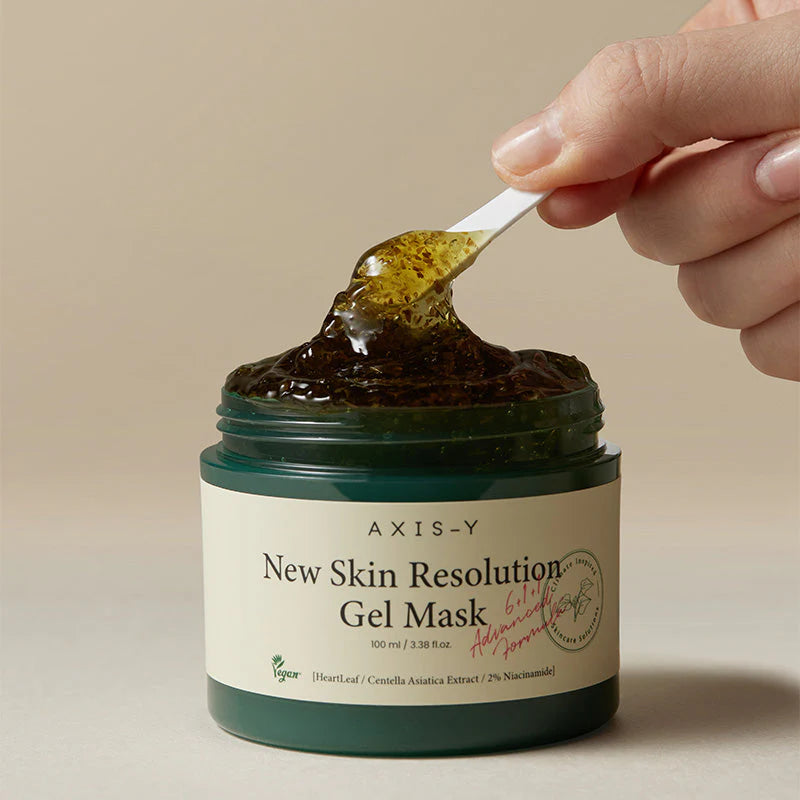 AXIS-Y New Skin Resolution Gel Mask – Máscara Gel Calmante com Niacinamida 2% — imagem 5