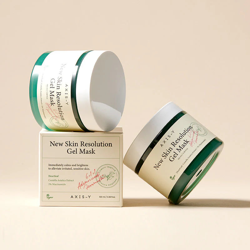 AXIS-Y New Skin Resolution Gel Mask – Máscara Gel Calmante com Niacinamida 2% — imagem 6