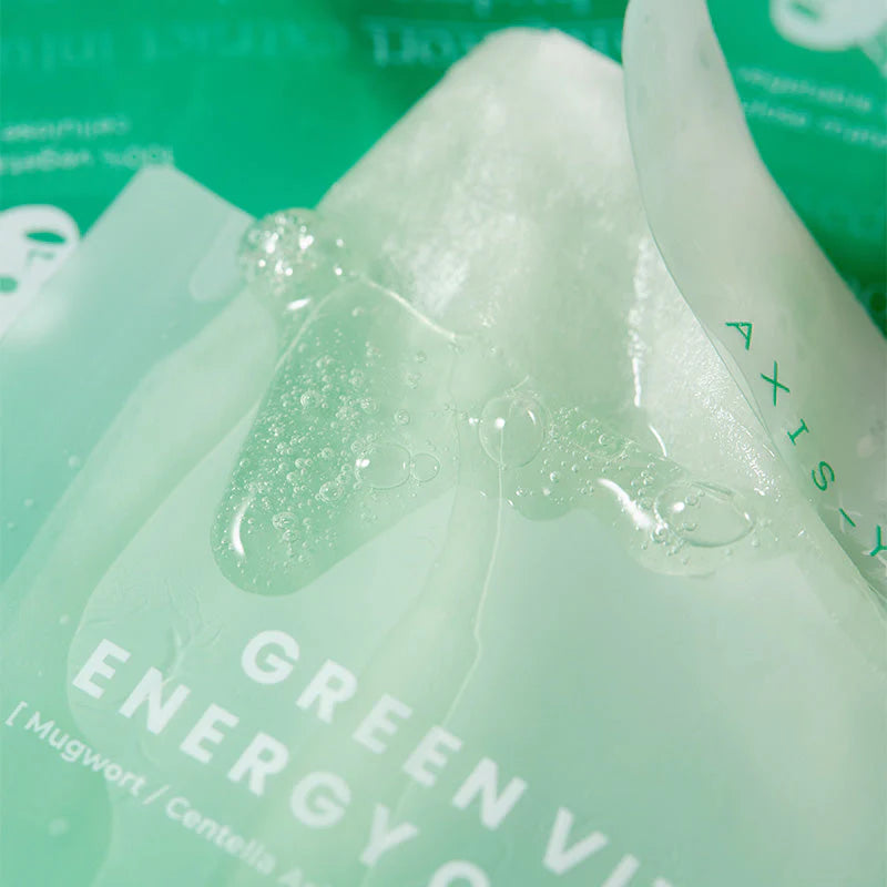 AXIS-Y Máscara de Mugwort 61% Green Vital Energy Complex Sheet Mask — imagem 4