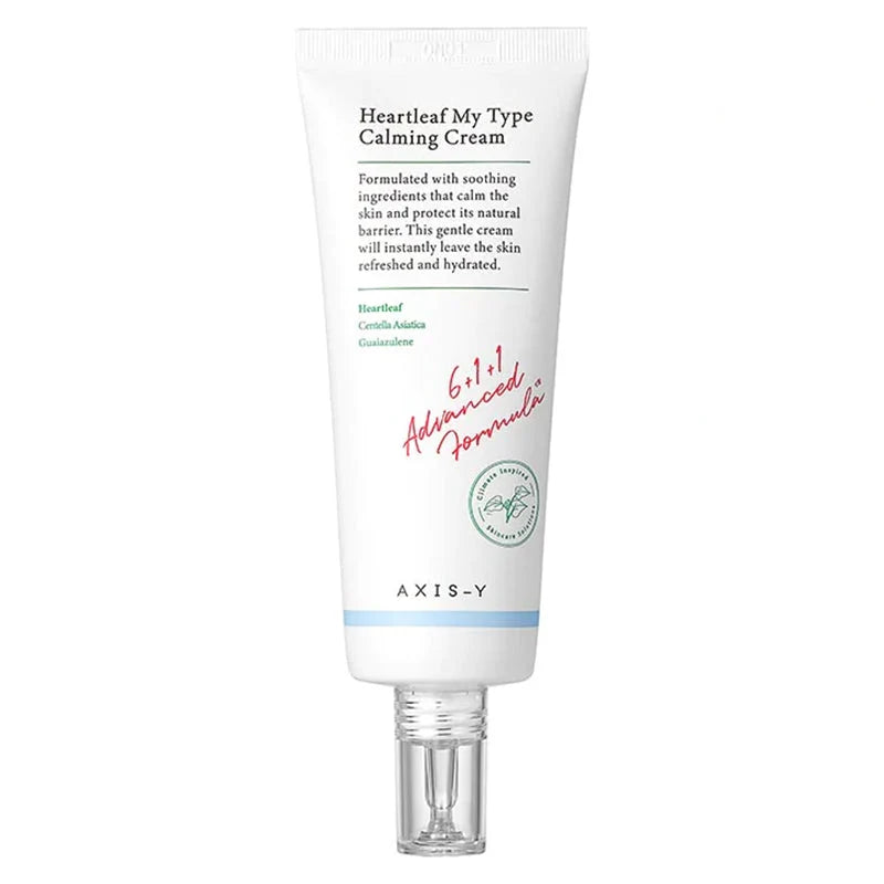 AXIS-Y Heartleaf My Type Calming Cream, gel-creme calmante com extrato de Houttuynia Cordata, 60ml