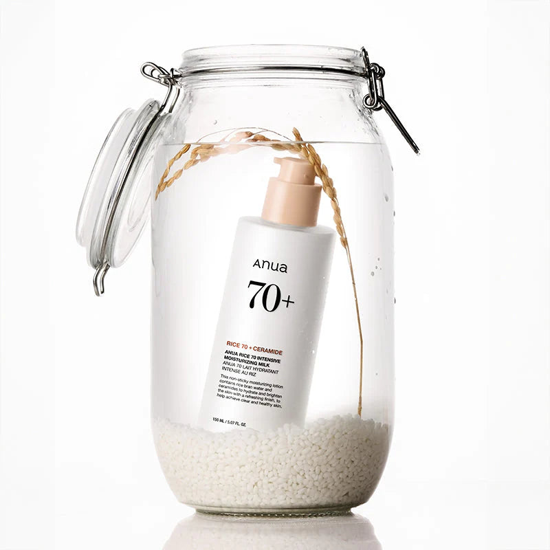 Anua Rice 70 Intensive Moisturizing Milk — Loção Hidratante K-Beauty — imagem 8