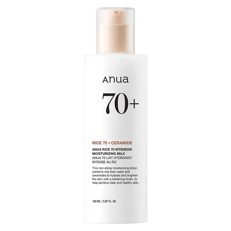 Anua Rice 70 Intensive Moisturizing Milk — Loção Hidratante K-Beauty