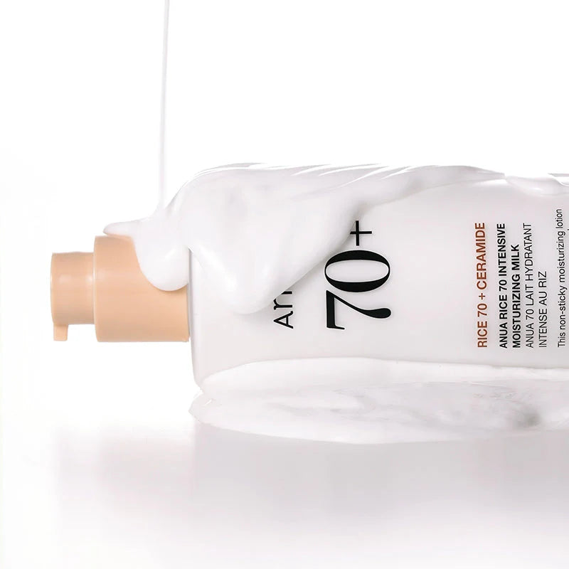 Anua Rice 70 Intensive Moisturizing Milk — Loção Hidratante K-Beauty — imagem 4