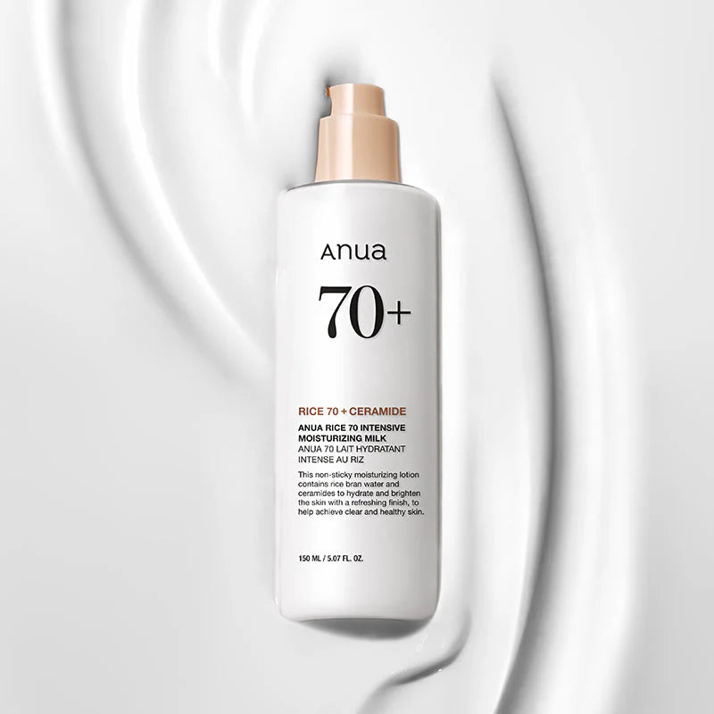 Anua Rice 70 Intensive Moisturizing Milk — Loção Hidratante K-Beauty — imagem 5