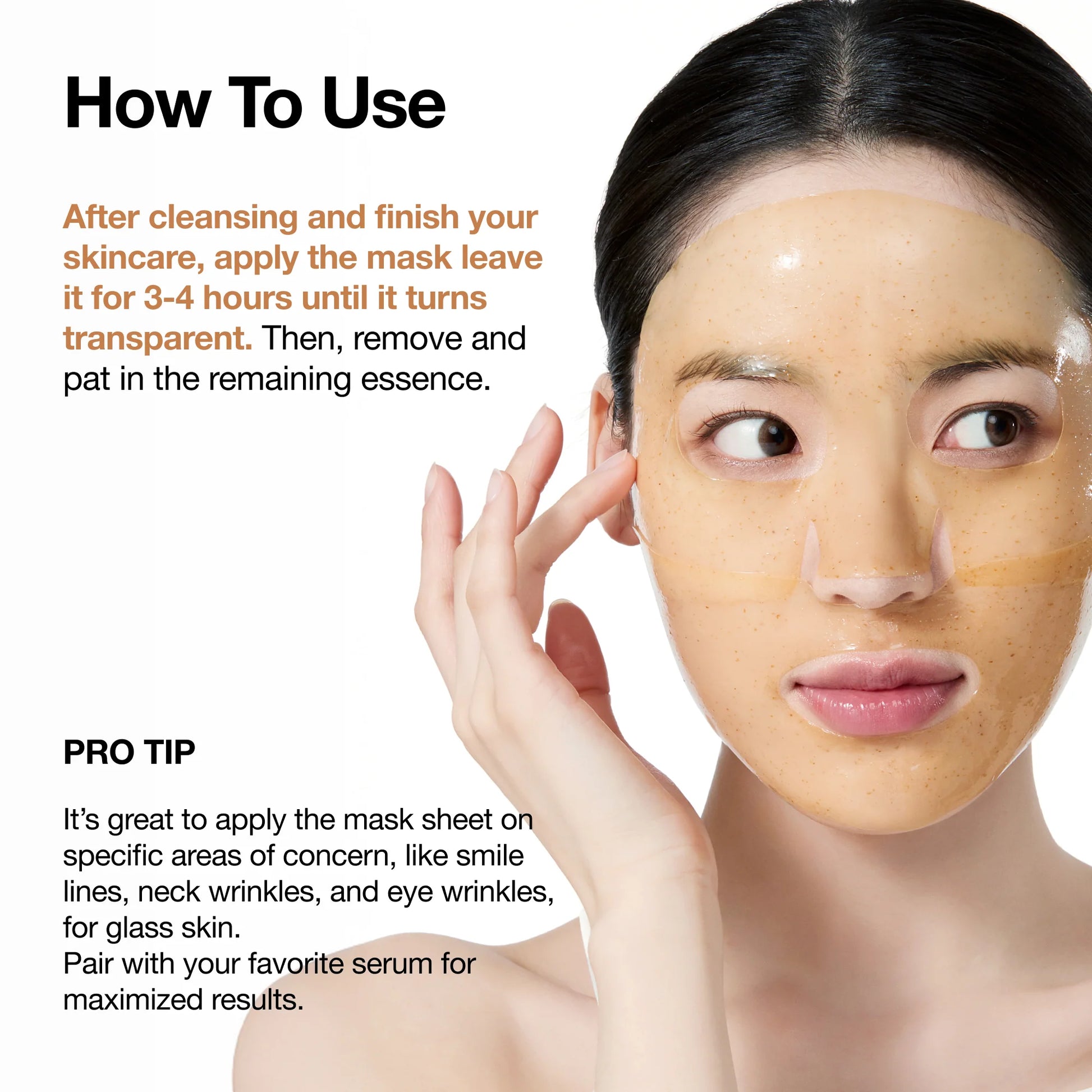 Anua Rice 70 Glow Collagen Mask | Máscara Hidrogel K-Beauty — imagem 5