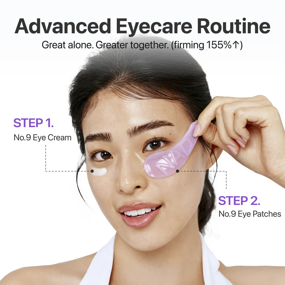 numbuzin No.9 NAD+ Collagen patches de colagénio para o contorno dos olhos