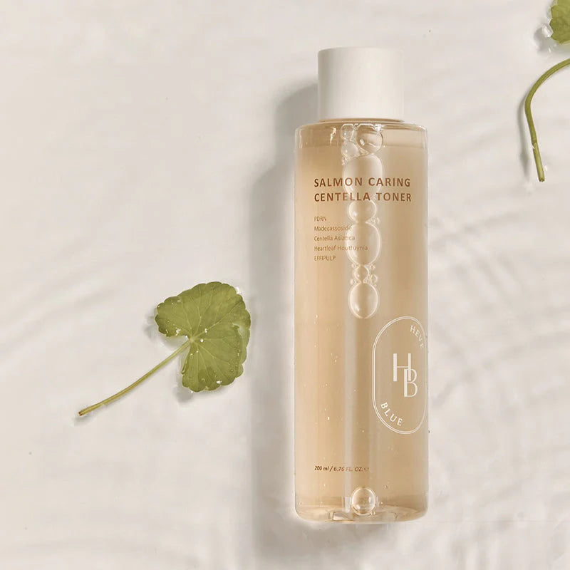Heveblue Salmon Caring Centella Toner — Tónico PDRN + Centella para Pele Sensível — imagem 9