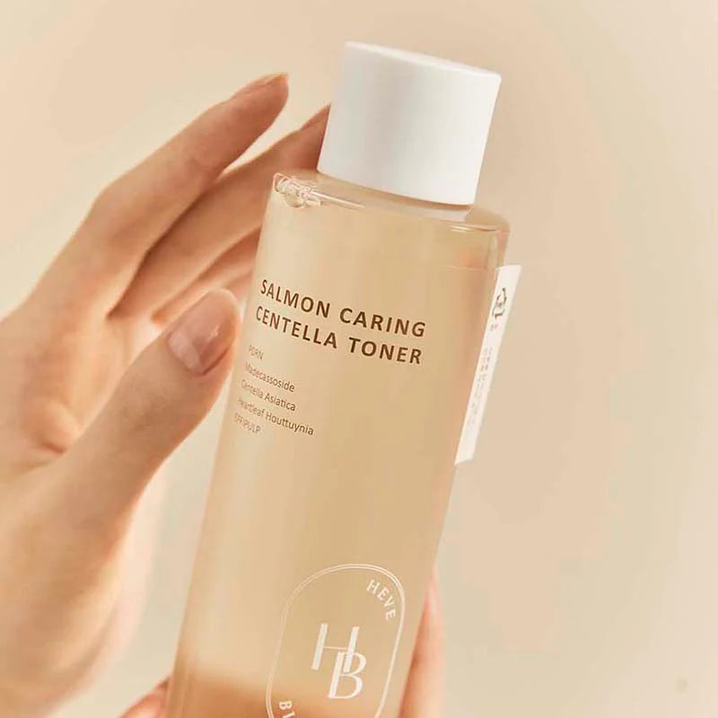 Heveblue Salmon Caring Centella Toner — Tónico PDRN + Centella para Pele Sensível — imagem 8