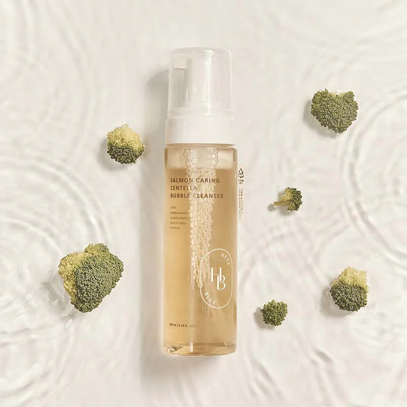 Heveblue Salmon Caring Centella Bubble Cleanser — imagem 5