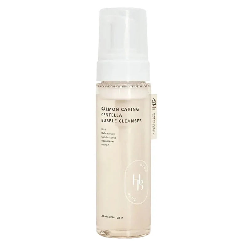 Heveblue Salmon Caring Centella Bubble Cleanser
