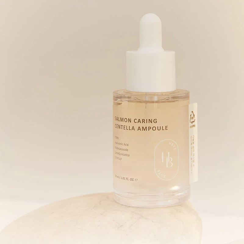 Heveblue Salmon Caring Centella Ampoule — PDRN + Centella Barreira — imagem 5