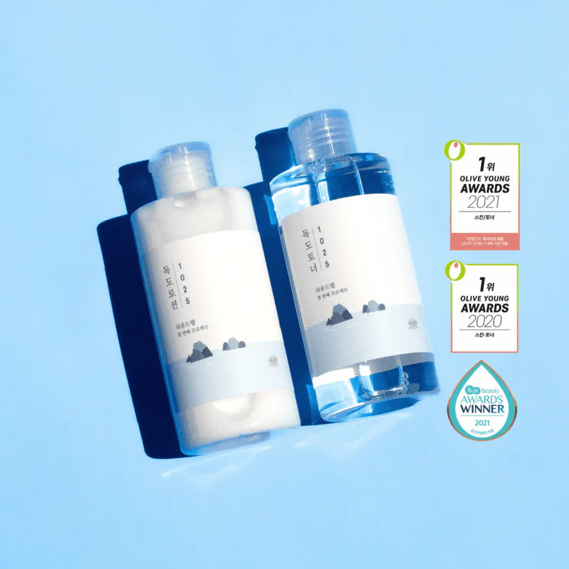 Round Lab 1025 Dokdo Toner + Lotion 200ml Duo Hidratante — imagem 2
