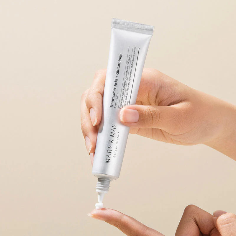 Mary&May Creme de Olhos Ácido Tranexâmico + Glutationa — imagem 2