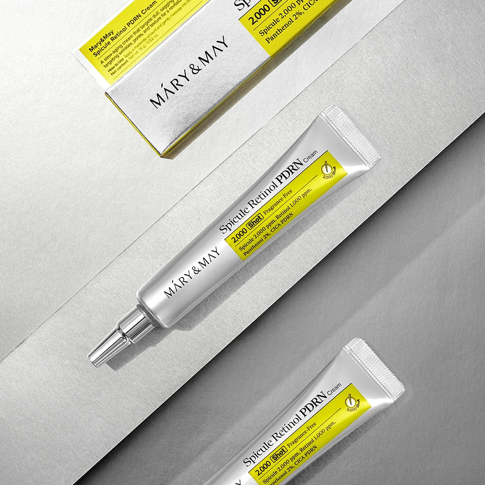 Mary&May Spicule Retinol PDRN Cream com retinol e PDRN, creme facial 15g