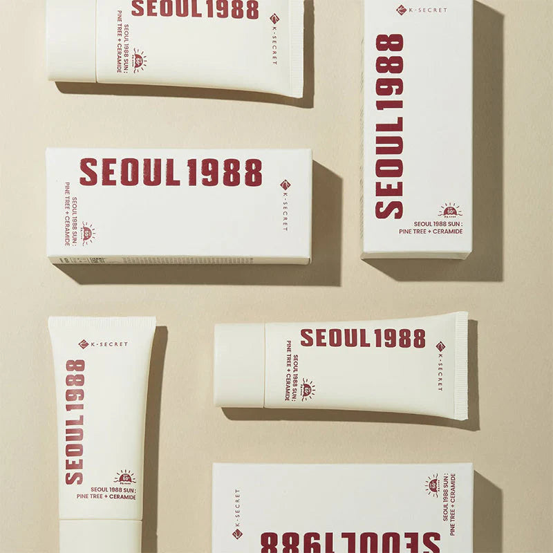 K-SECRET SEOUL 1988 Sun Pine Tree + Ceramide SPF50+ PA++++ — imagem 5