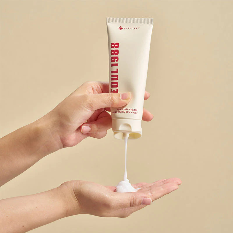 K-SECRET SEOUL 1988 Gel-Creme Snail Mucin 93% + Arroz — imagem 2
