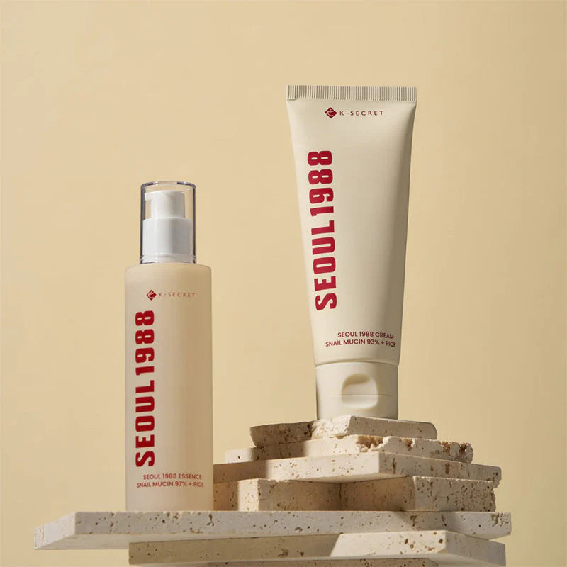 K-SECRET SEOUL 1988 Gel-Creme Snail Mucin 93% + Arroz — imagem 8
