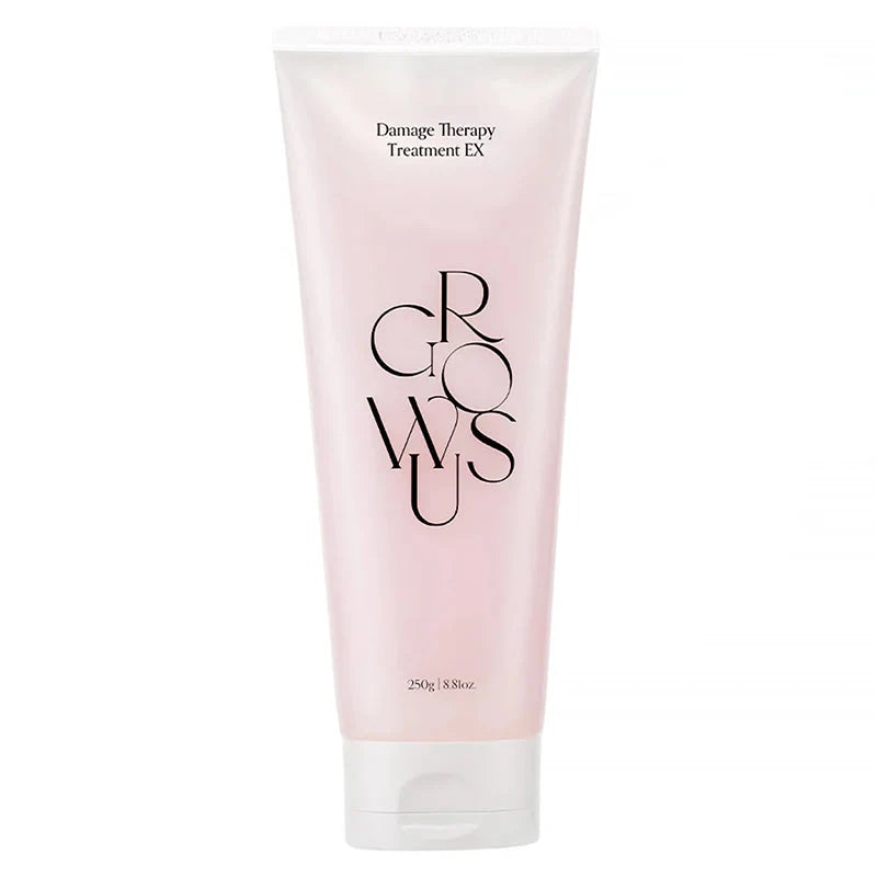 Growus Damage Therapy Treatment EX, embalagem em tubo rosa de 220g sobre fundo branco