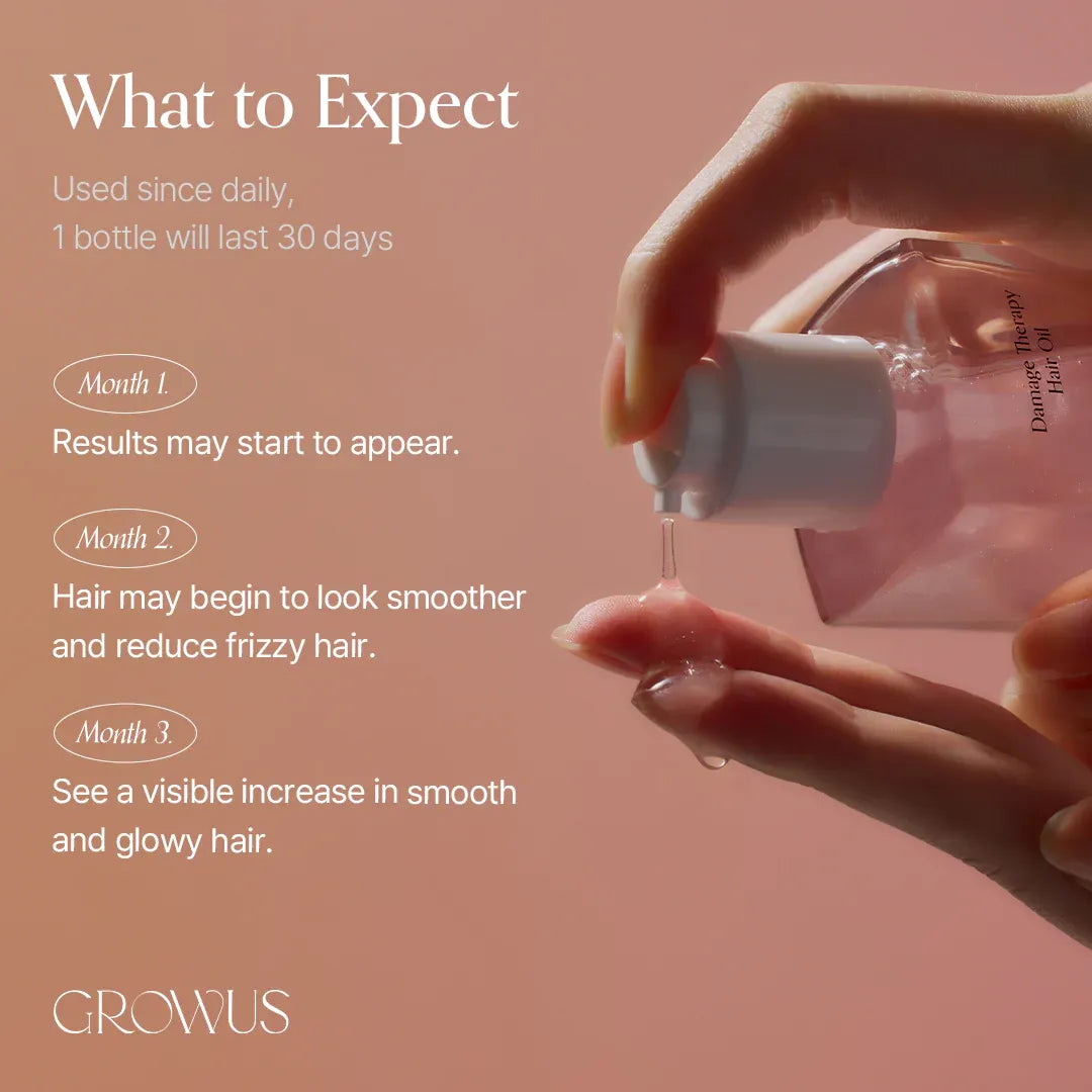 Growus - Damage Therapy Hair Oil 65ml