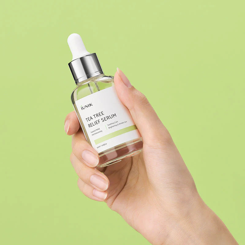 IUNIK Tea Tree Relief Serum — Sérum Calmante com Árvore-do-Chá e Centella — imagem 4
