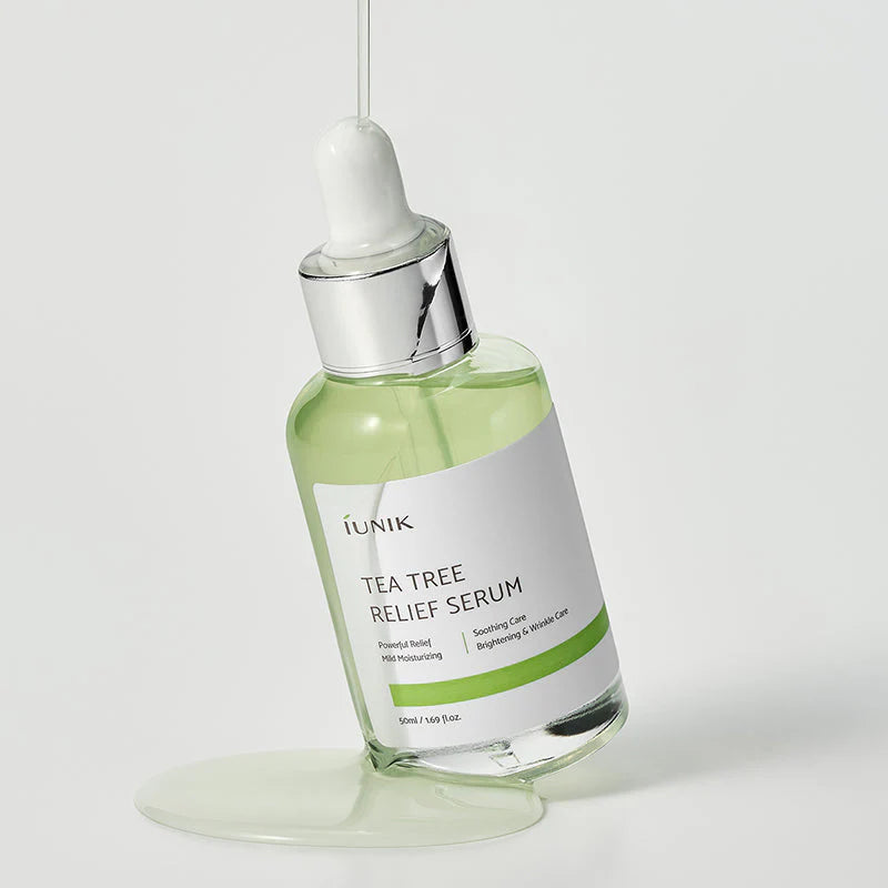 IUNIK Tea Tree Relief Serum — Sérum Calmante com Árvore-do-Chá e Centella — imagem 6