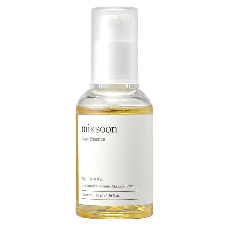 mixsoon Bean Essence em fundo branco, vista frontal do frasco