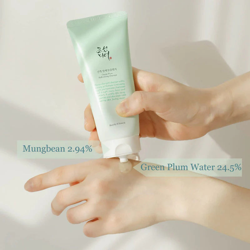 Beauty of Joseon Green Plum Refreshing Cleanser — Gel de Limpeza Suave — imagem 3